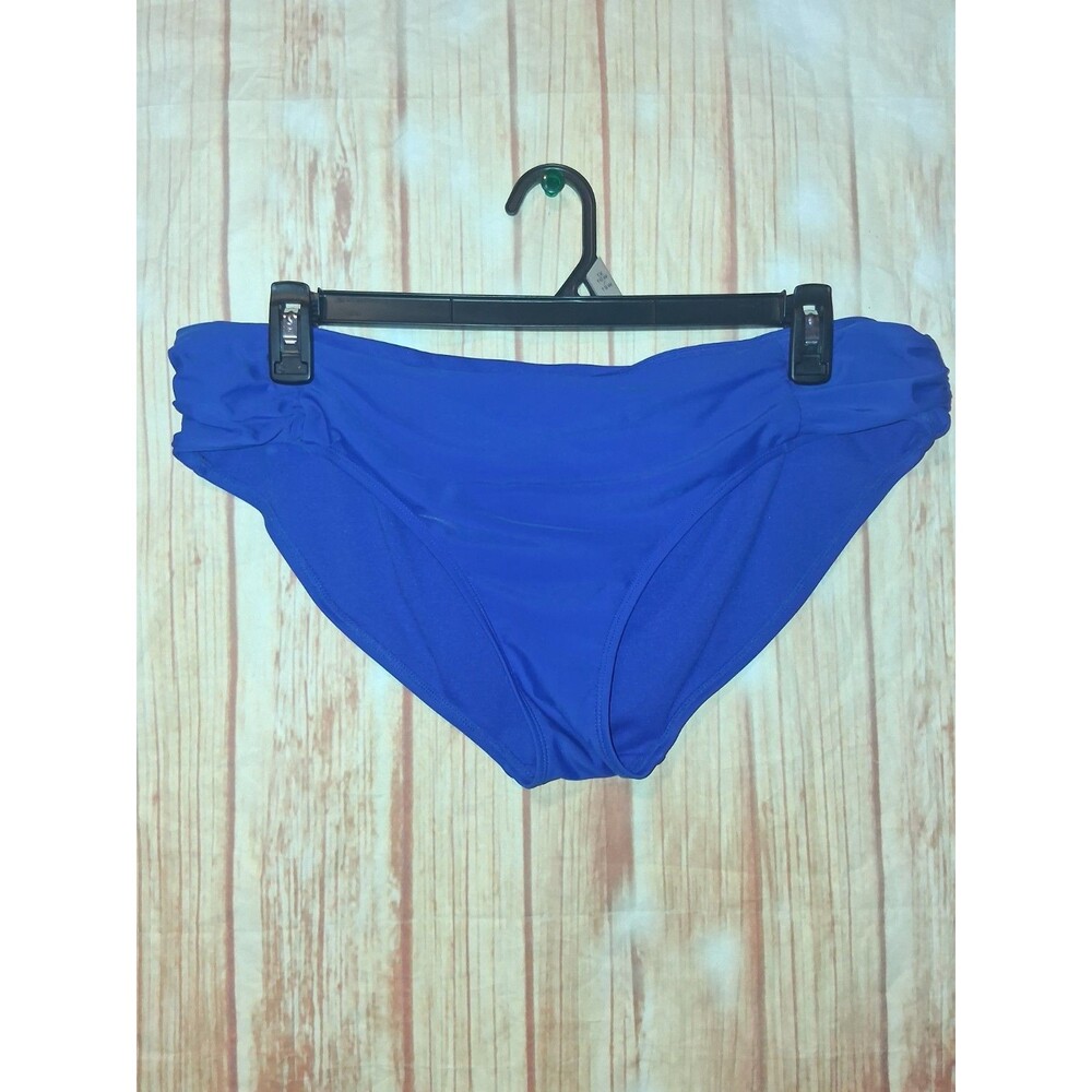 NWOT Time And Tru Blue Mid-rise Bikini Bottoms Sz XL